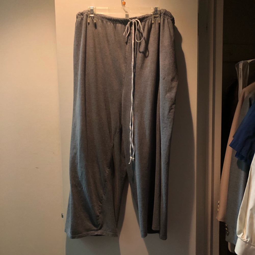 Dreams & Co. PJ Pants Grey Size 4x Draw String